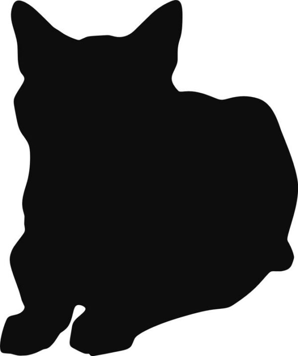 Vinyl decal sticker of a Cat Laying Down